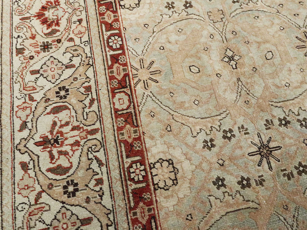 Antique Persian Tabriz Carpet, No.18267 - Staging