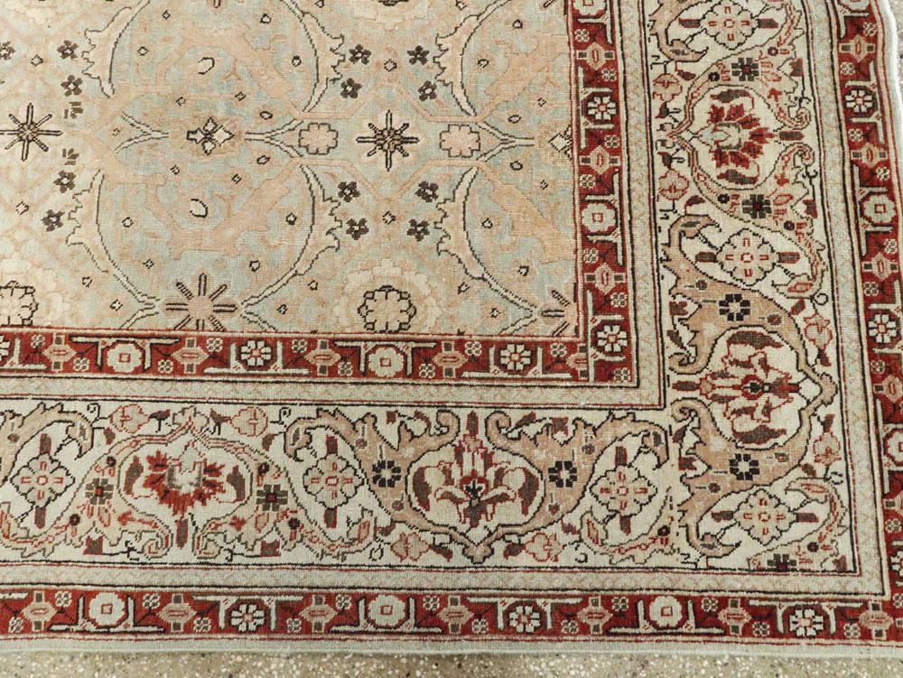 Antique Persian Tabriz Carpet, No.18267 - Staging
