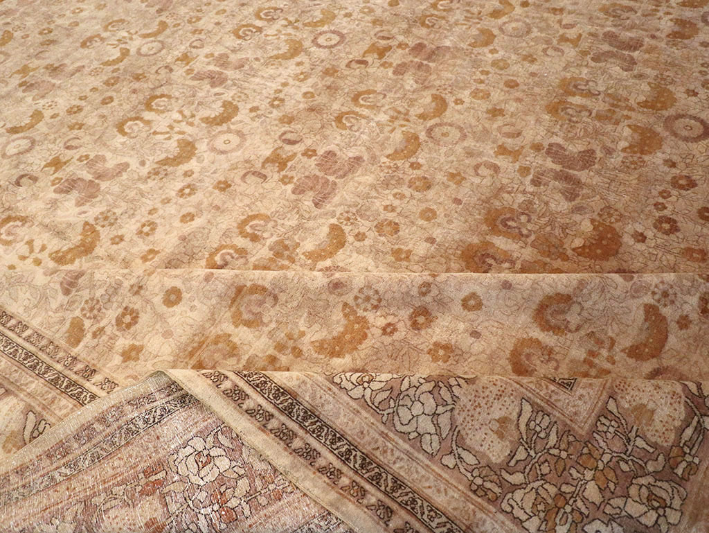Antique Persian Tabriz Carpet, No.18268 - Staging