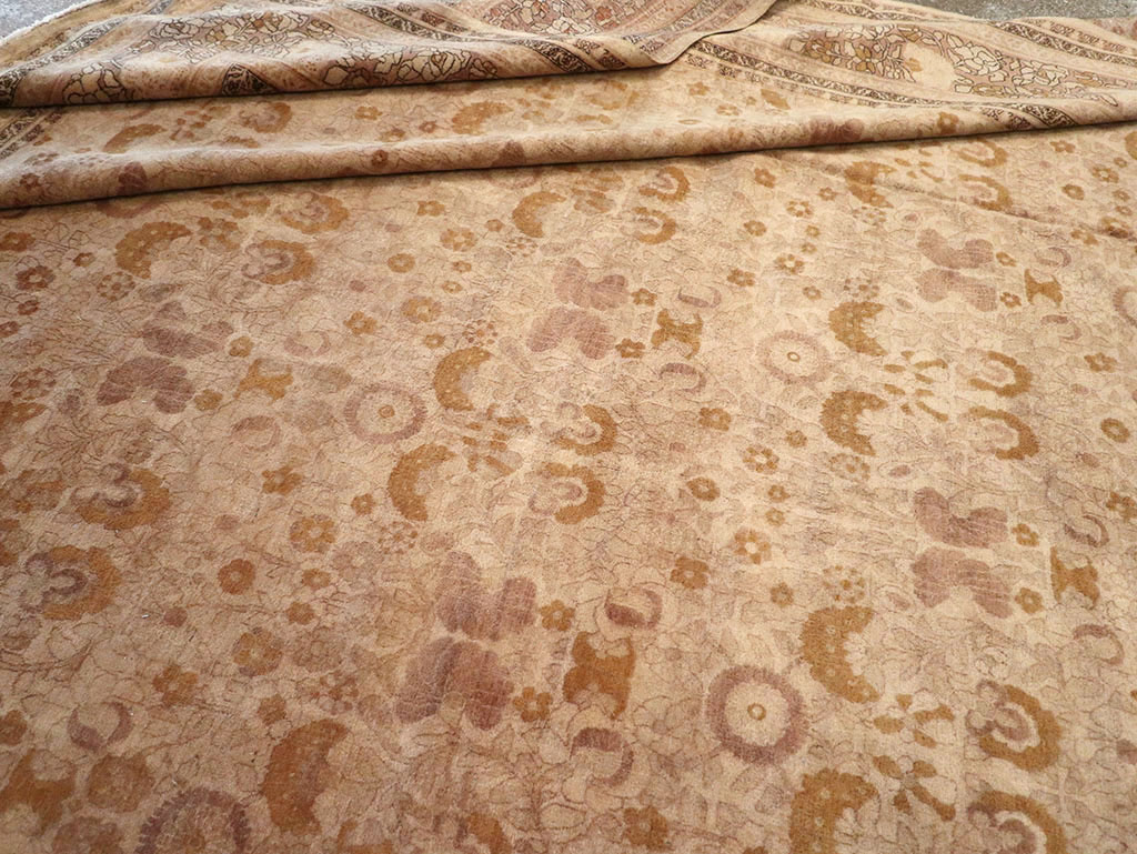 Antique Persian Tabriz Carpet, No.18268 - Staging