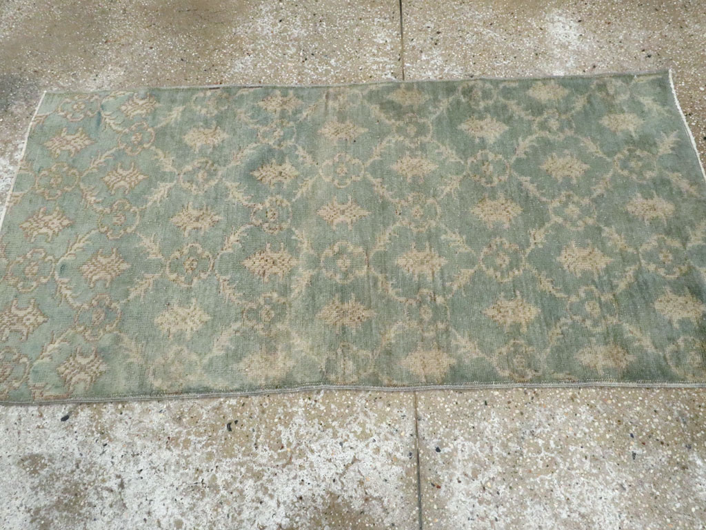 Vintage Turkish Anatolian Throw Rug, No.18272 - Staging