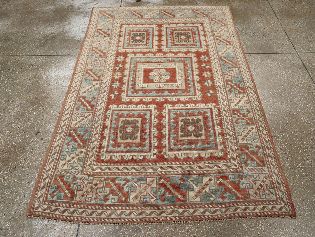 Antique Turkish Anatolian Rug, No.18318 - Staging