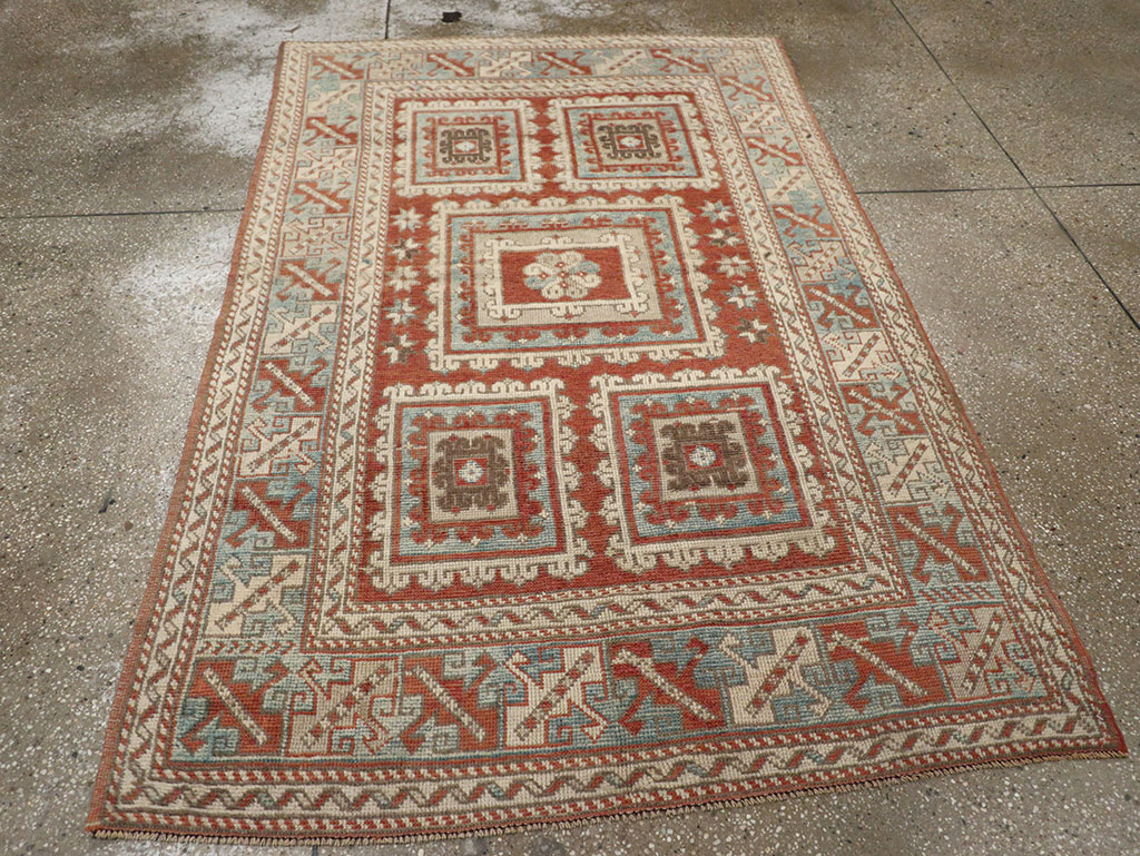 Antique Turkish Anatolian Rug, No.18318 - Staging