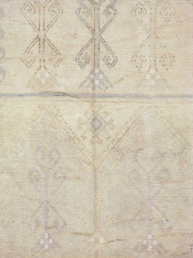 Vintage Turkish Oushak Rug, No.18326 - Staging