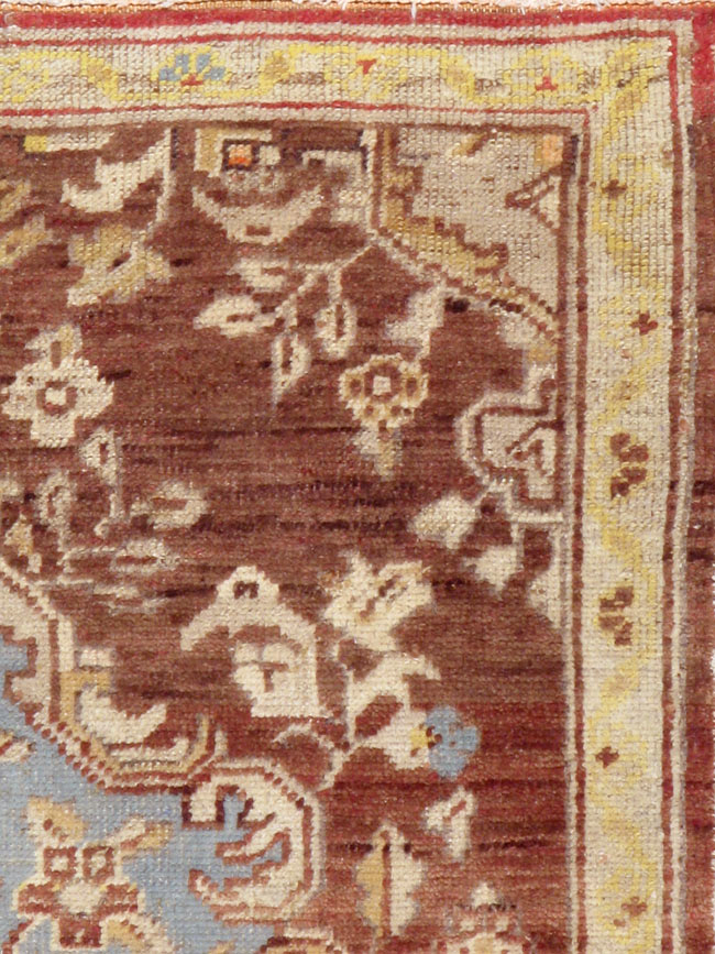 Vintage Turkish Oushak Rug, No.18329 - Staging