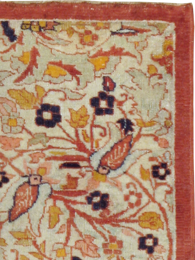 Antique Tabriz Hagi Jalili Rug, No.18332 - Staging