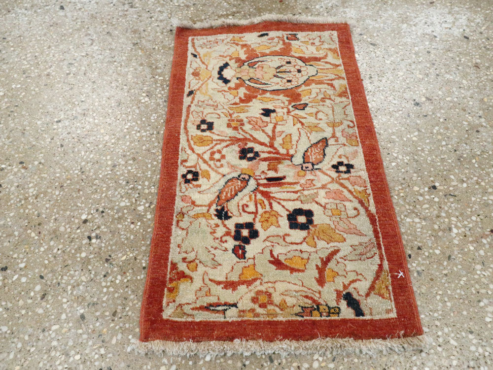 Antique Tabriz Hagi Jalili Rug, No.18332 - Staging