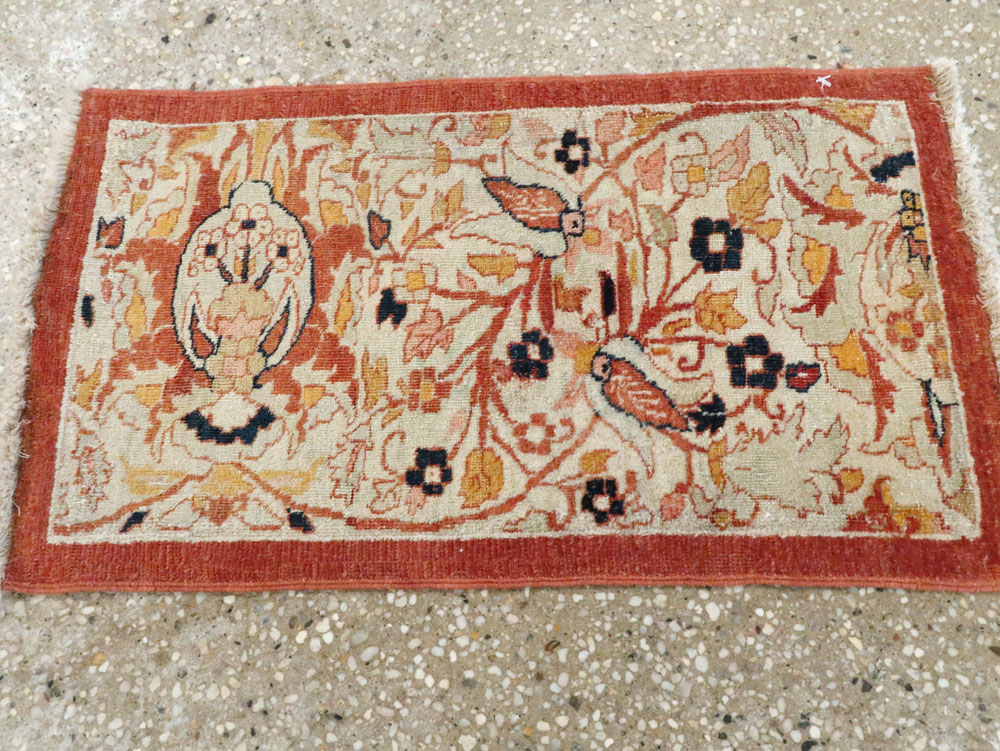 Antique Tabriz Hagi Jalili Rug, No.18332 - Staging