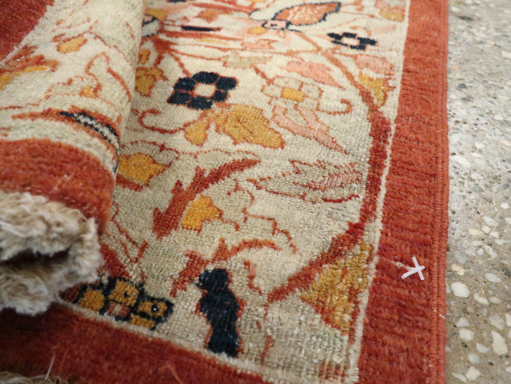 Antique Tabriz Hagi Jalili Rug, No.18332 - Staging