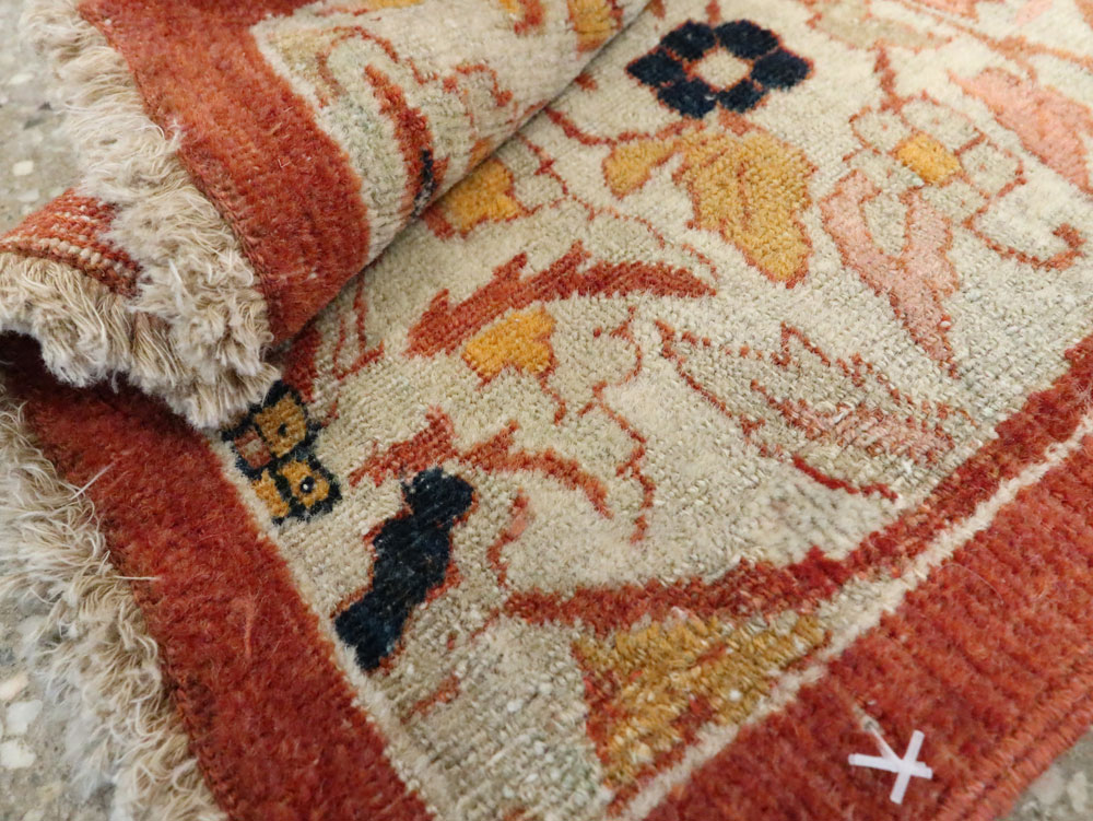 Antique Tabriz Hagi Jalili Rug, No.18332 - Staging