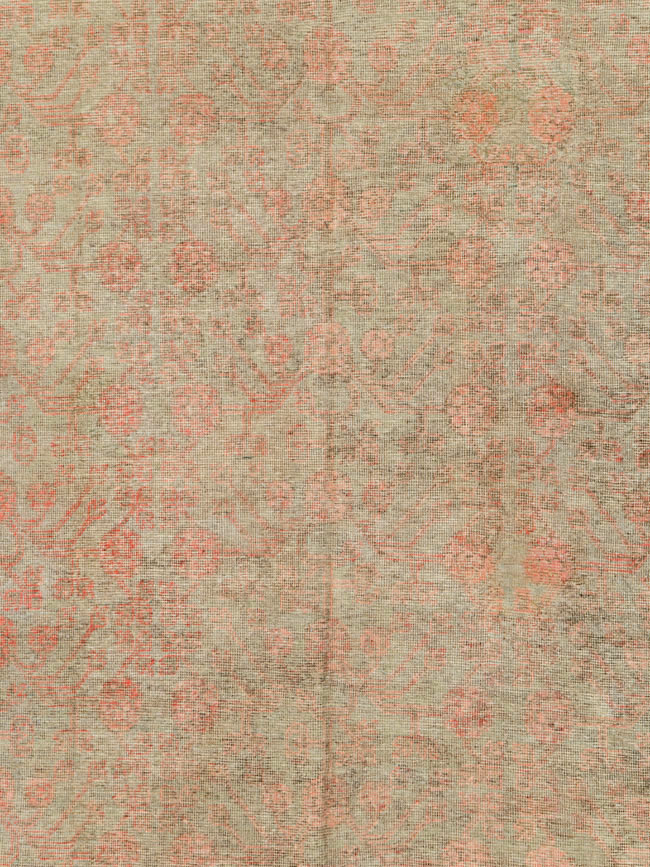 Vintage East Turkestan Khotan Gallery Carpet, No.18374 - Staging