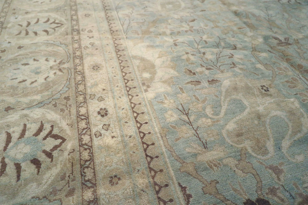 Antique Persian Tabriz Carpet, No.18382 - Staging