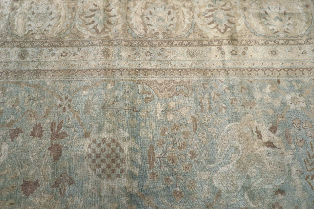 Antique Persian Tabriz Carpet, No.18382 - Staging