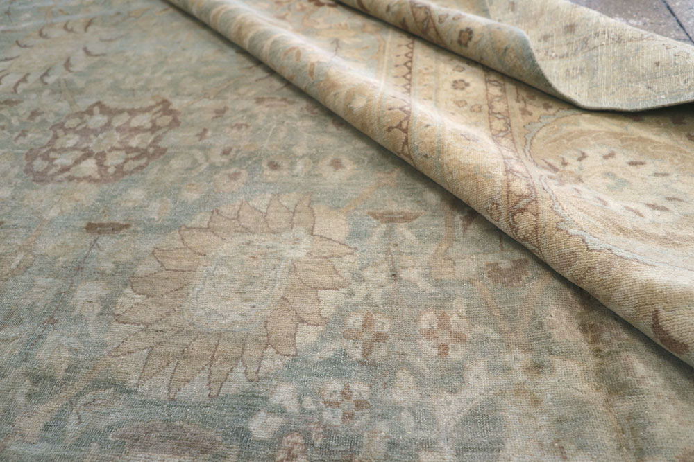 Antique Persian Tabriz Carpet, No.18382 - Staging