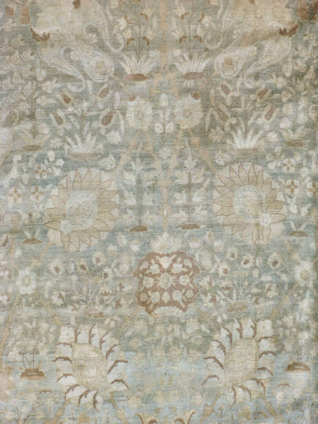 Antique Persian Tabriz Carpet, No.18382 - Staging