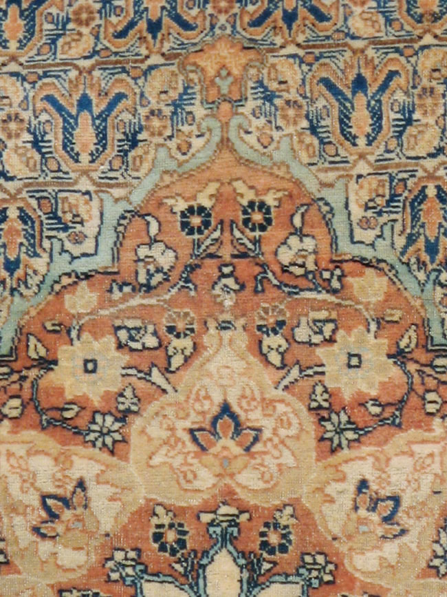 Antique Persian Tabriz Hagi Jalili Rug, No.18384 - Staging