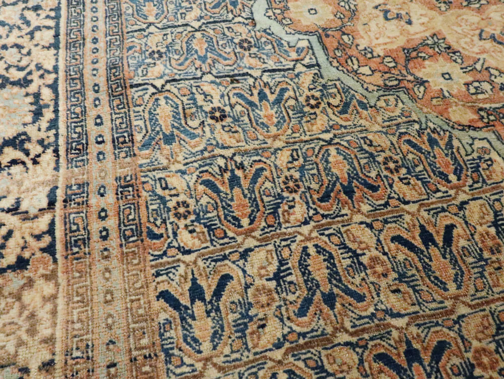 Antique Persian Tabriz Hagi Jalili Rug, No.18384 - Staging