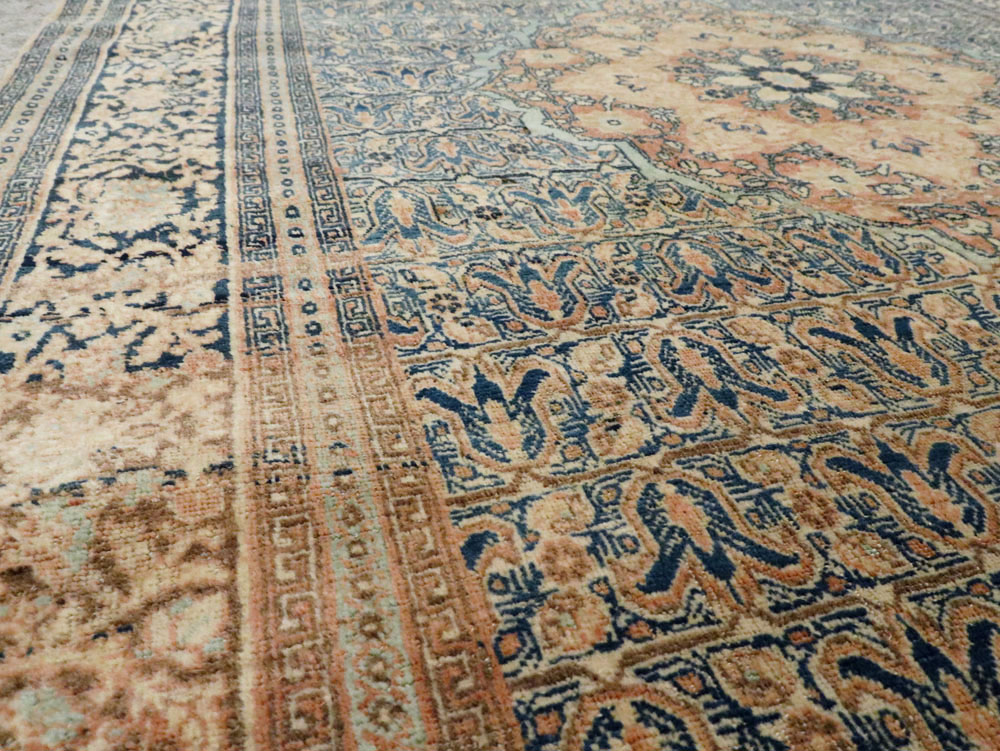 Antique Persian Tabriz Hagi Jalili Rug, No.18384 - Staging