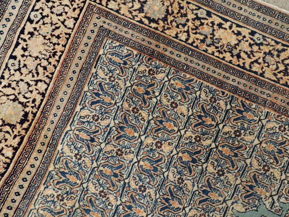 Antique Persian Tabriz Hagi Jalili Rug, No.18384 - Staging