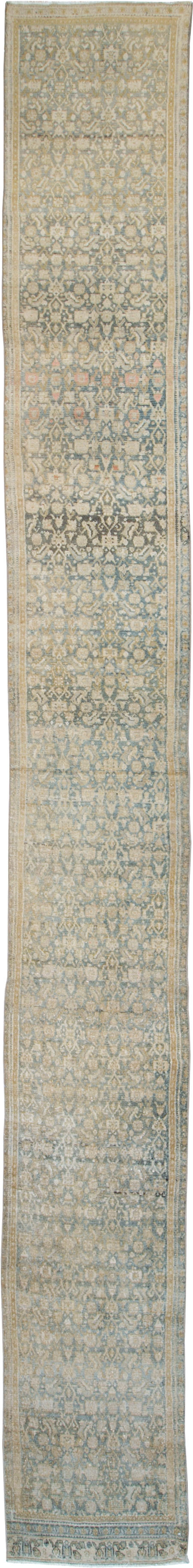 Vintage Persian Malayer Runner, No.18388 - Staging