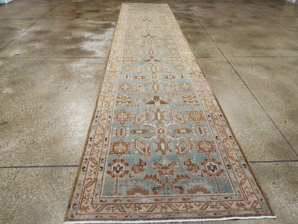 Vintage Persian Malayer Runner (Pair: 1 of 2), No.18389 - Staging