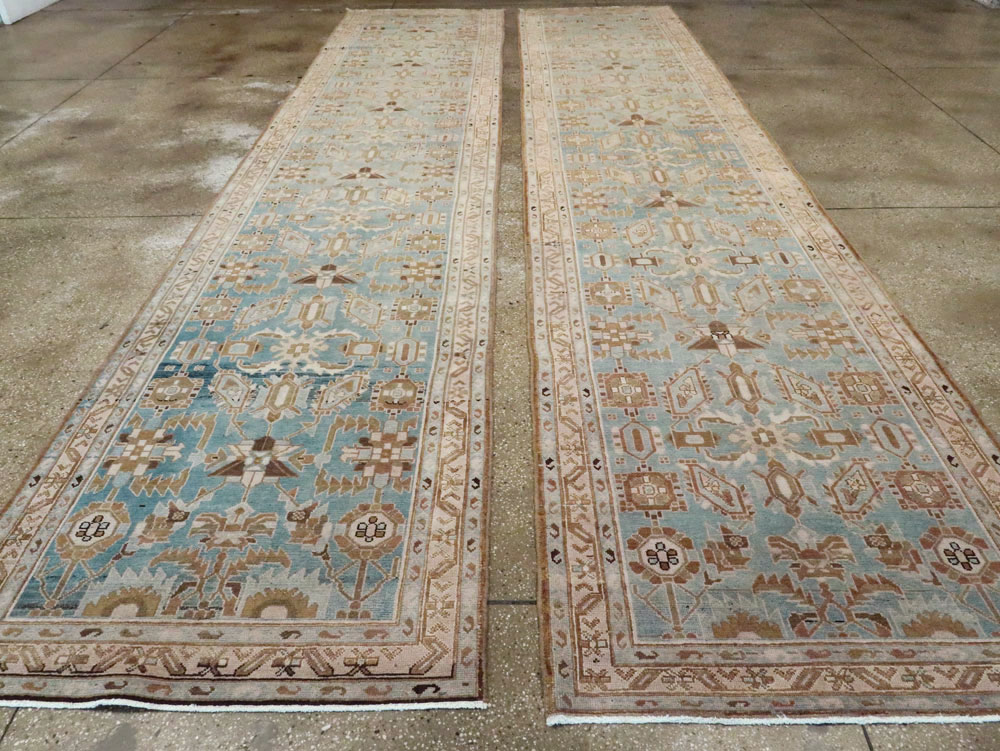 Vintage Persian Malayer Runner (Pair: 1 of 2), No.18389 - Staging