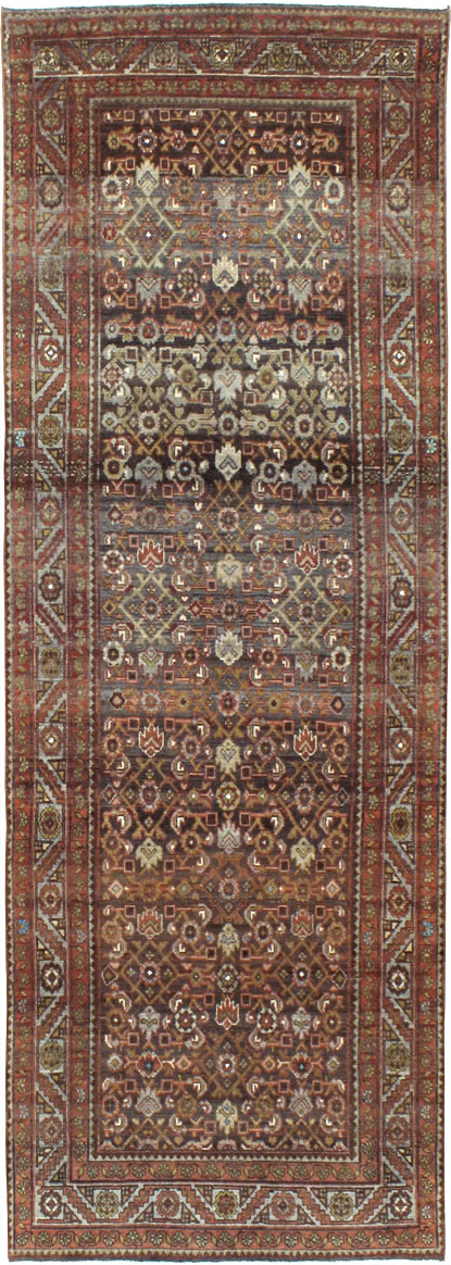Vintage Persian Malayer Runner, No.18391 - Staging