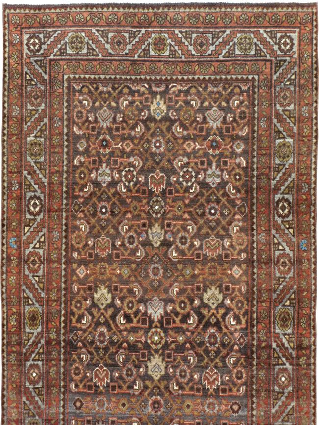 Vintage Persian Malayer Runner, No.18391 - Staging