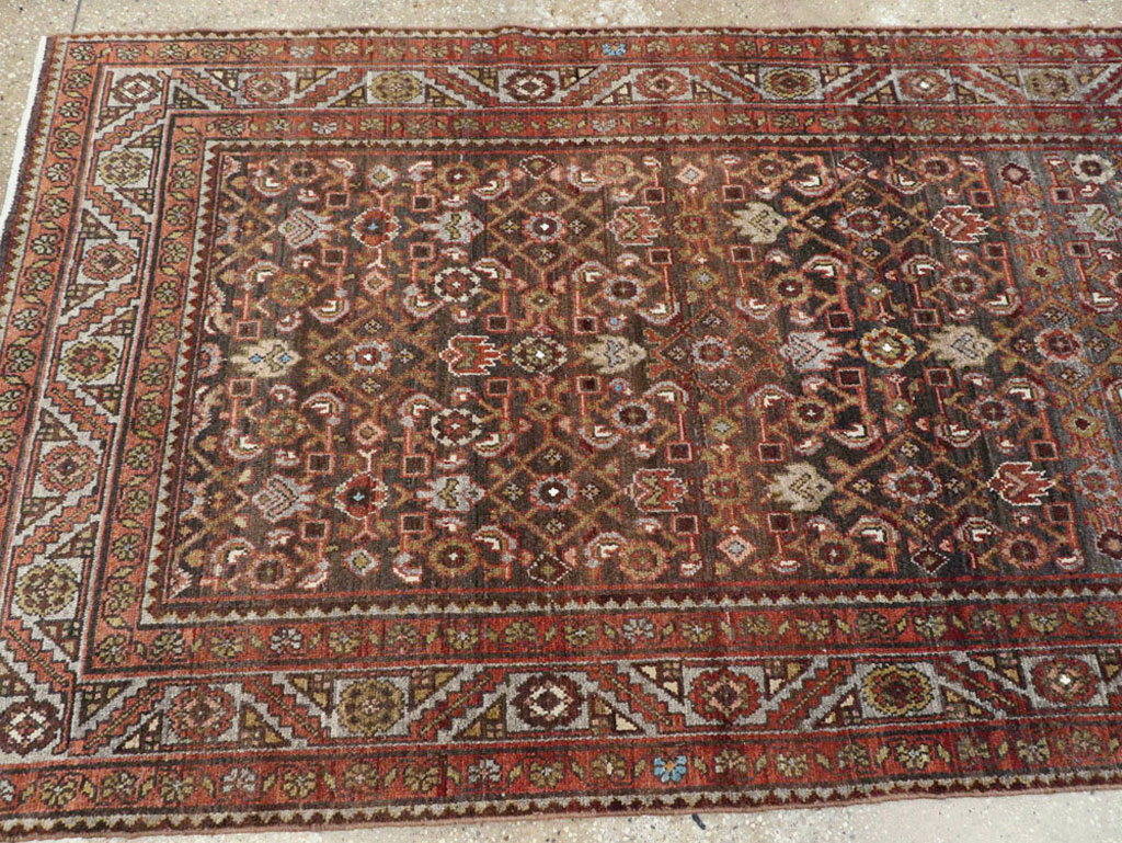 Vintage Persian Malayer Runner, No.18391 - Staging
