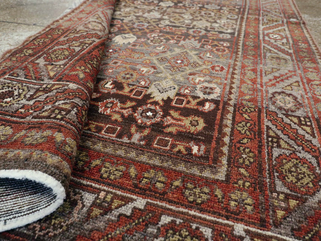 Vintage Persian Malayer Runner, No.18391 - Staging