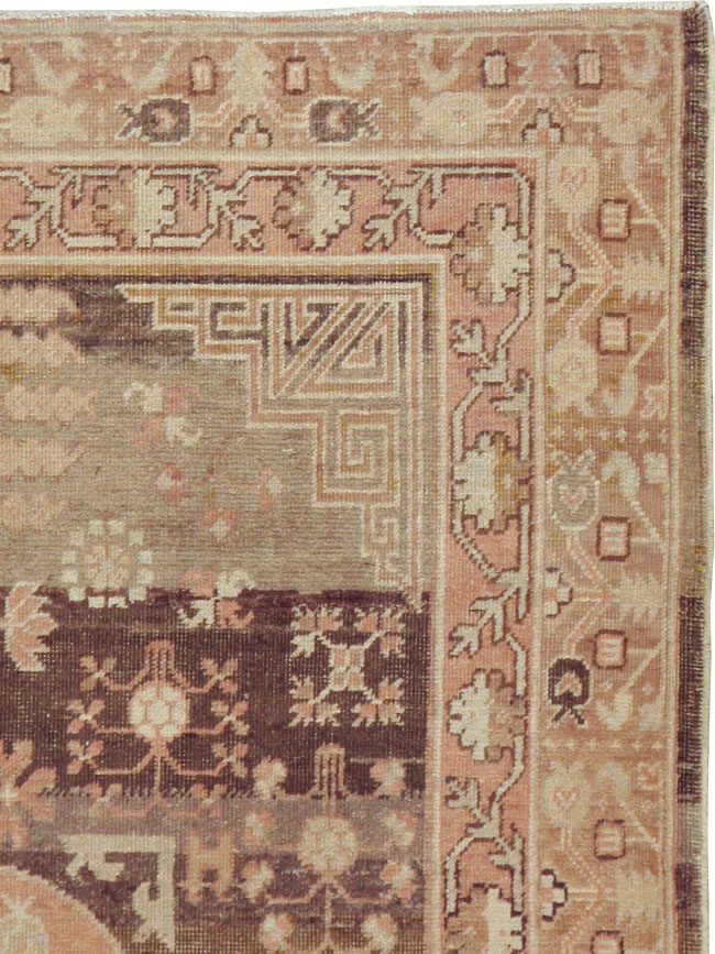 Antique East Turkestan Khotan Rug, No.18414 - Staging