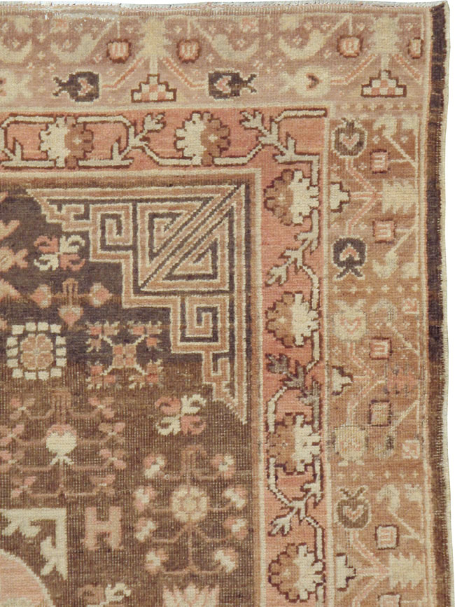 Antique East Turkestan Khotan Rug, No.18414 - Staging