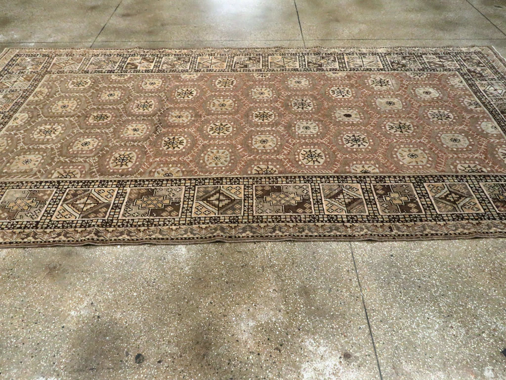 Antique East Turkestan Khotan Gallery Rug, No.18427 - Staging