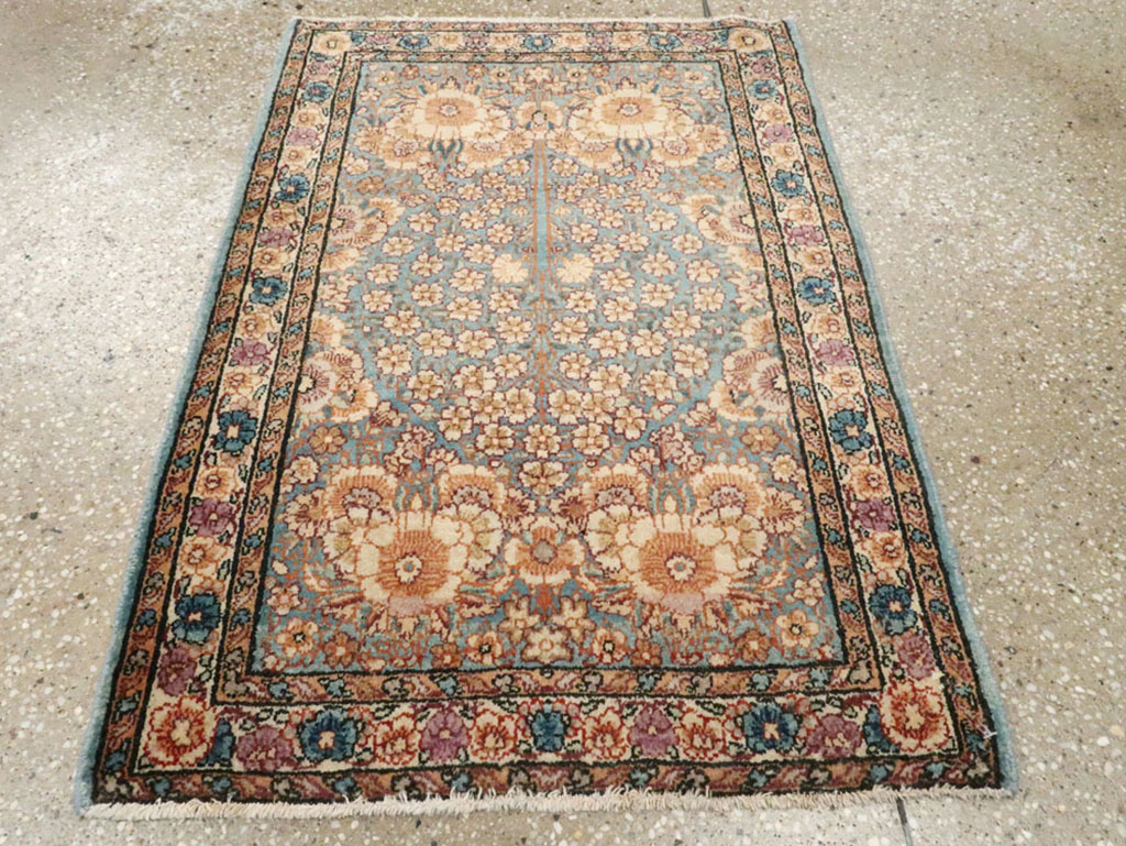 Antique Persian Kerman Rug, No.18447 - Staging