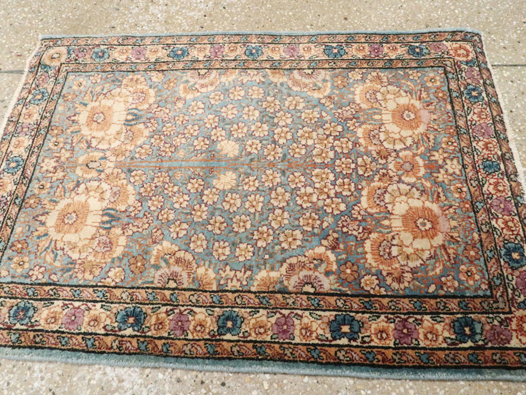 Antique Persian Kerman Rug, No.18447 - Staging