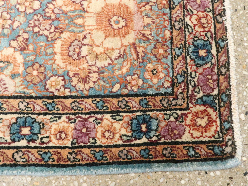 Antique Persian Kerman Rug, No.18447 - Staging