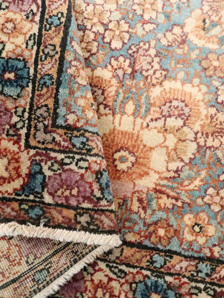 Antique Persian Kerman Rug, No.18447 - Staging