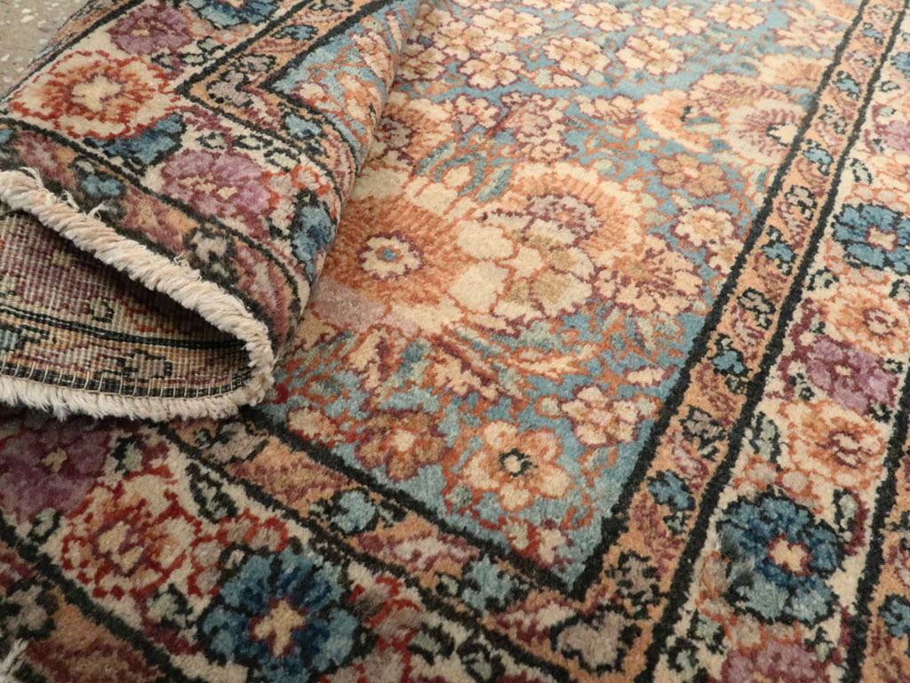 Antique Persian Kerman Rug, No.18447 - Staging