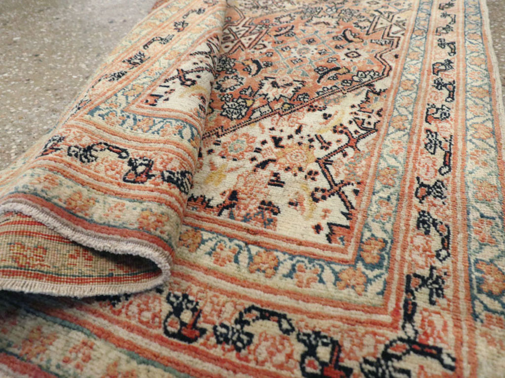Antique Persian Tabriz Hagi Jalili Rug, No.18460 - Staging