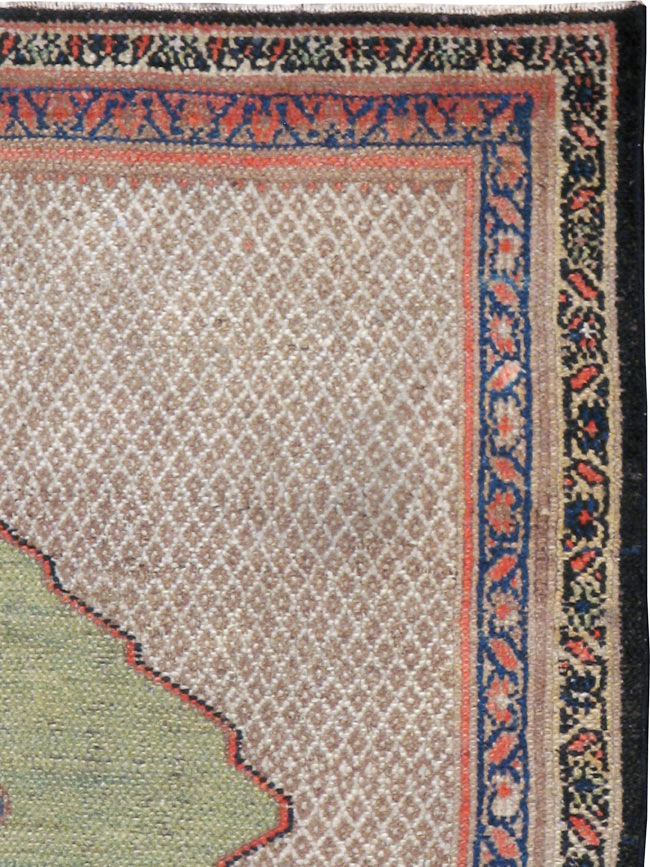 Vintage Persian Hamadan Rug, No.18461 - Staging