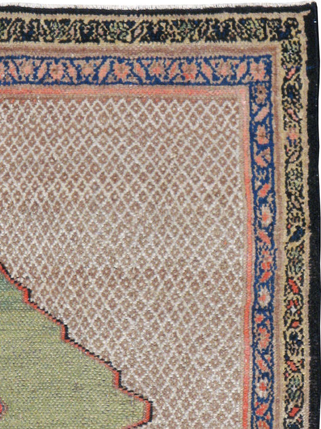 Vintage Persian Hamadan Rug, No.18461 - Staging