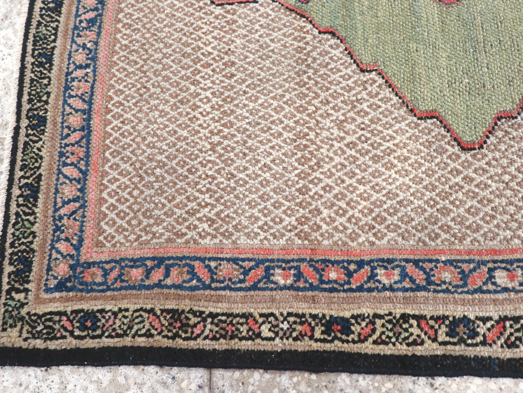 Vintage Persian Hamadan Rug, No.18461 - Staging