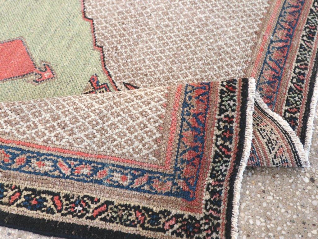 Vintage Persian Hamadan Rug, No.18461 - Staging