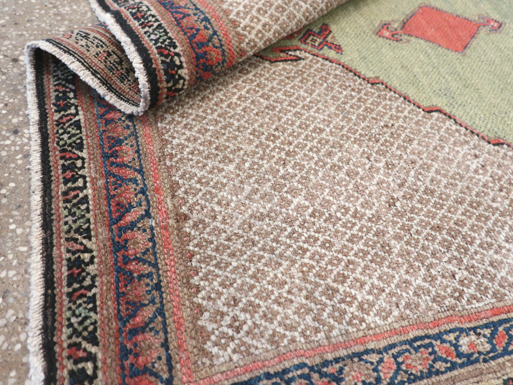 Vintage Persian Hamadan Rug, No.18461 - Staging