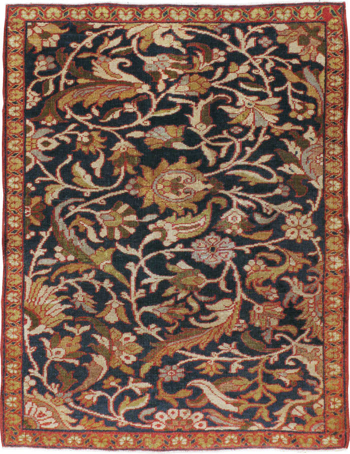 Antiuqe Persian Mahal Sampler Rug, No.18464 - Staging