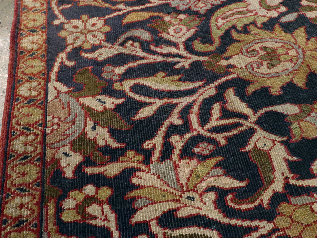 Antiuqe Persian Mahal Sampler Rug, No.18464 - Staging