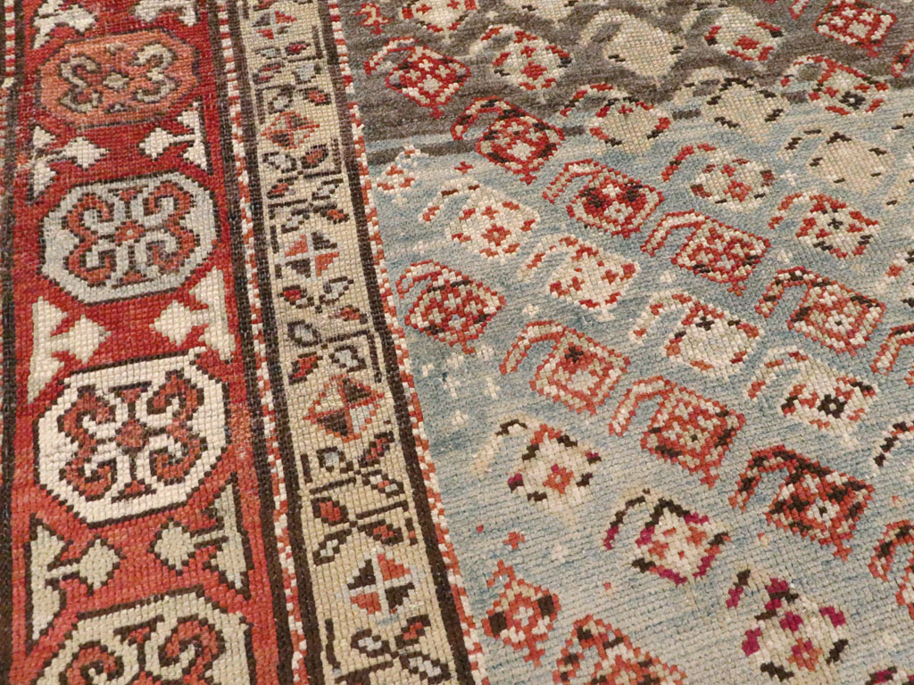 Antique Caucasian Kazak Rug, No.18467 - Staging