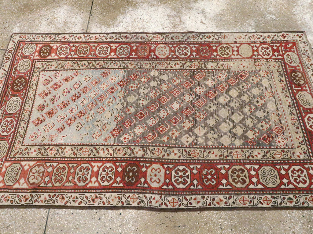 Antique Caucasian Kazak Rug, No.18467 - Staging