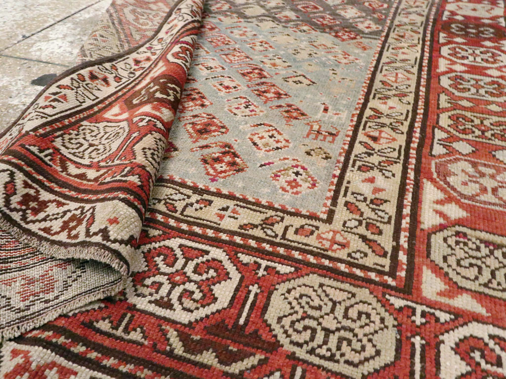 Antique Caucasian Kazak Rug, No.18467 - Staging