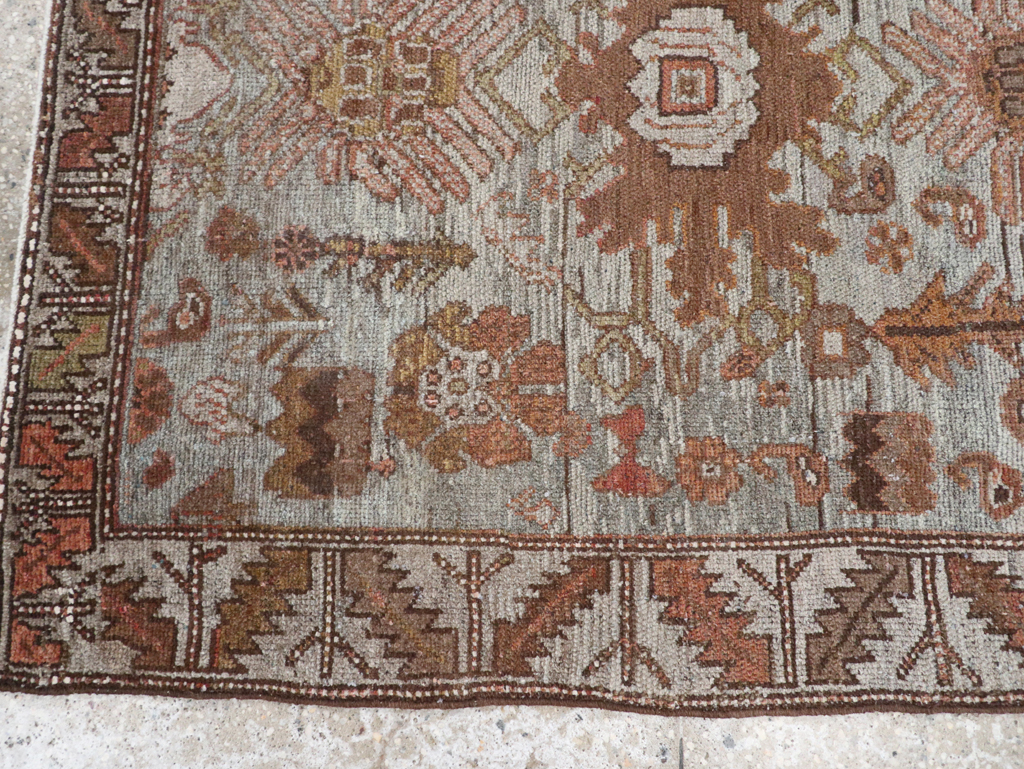 Vintage Persian Kurdish Rug, No.18470 - Staging